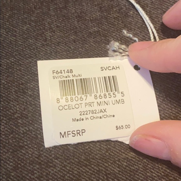 NWT Coach Ocelot Mini Umbrella - Picture 3 of 4